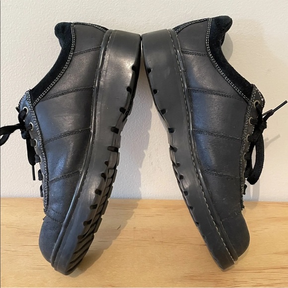 skechers 90s y2k grunge punk black shoes sneakers lace up size 11 chunky Goth - Picture 6 of 12